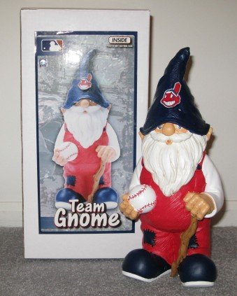 Cleveland Indians Baseball Garden Gnome Figure Indoor/Outdoor Gift