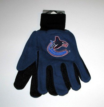 Vancouver Canucks 2-Tone Work Garden Gloves Gift