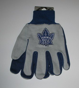 Toronto Maple Leafs 2-Tone Work Garden Gloves Retro Logo Gift