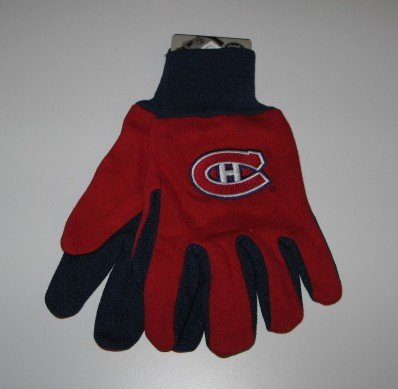 Montreal Canadiens 2-Tone Work Garden Gloves Gift