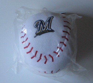 Milwaukee Brewers Baby Team Ball Plush Baseball Toy Gift