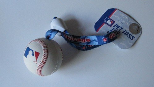 Chicago Cubs Pet Dog Baseball Ball Toss Tug Toy Gift