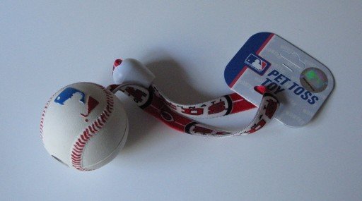 Cincinnati Reds Pet Dog Baseball Ball Toss Tug Toy Gift