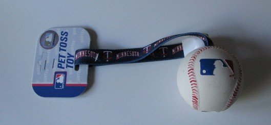 Minnesota Twins Pet Dog Baseball Ball Toss Tug Toy Gift
