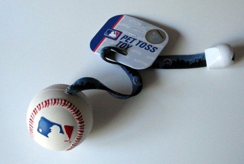 New York Mets Pet Dog Baseball Ball Toss Tug Toy Gift