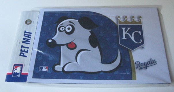 Kansas City Royals Dog Pet Food/Water Padded Mat Placemat Gift