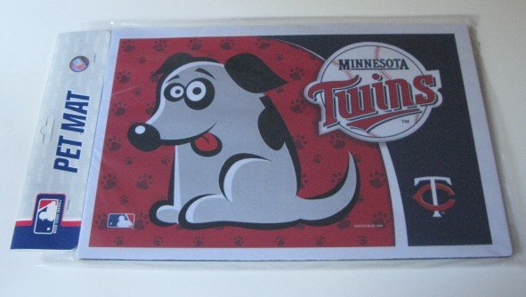 MInnesota Twins Dog Pet Food/Water Padded Mat Placemat