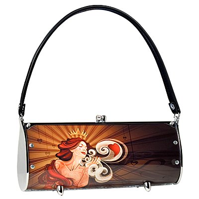 Littlearth Queen Of Hearts Fender Purse Bag Gift Casino