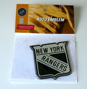 New York Rangers Chrome Auto Car Emblem Gift