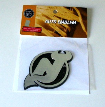 New Jersey Devils Chrome Auto Car Emblem Gift