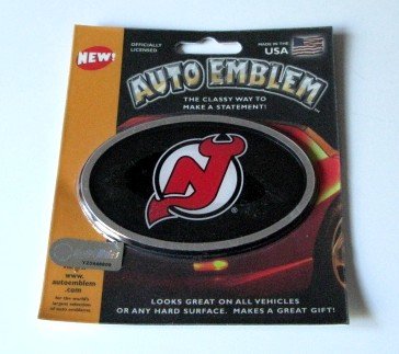 New Jersey Devils 3-D Color Chrome Auto Car Emblem Gift