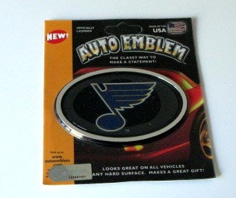 St. Louis Blues 3-D Color Chrome Auto Car Emblem Gift
