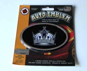 Los Angeles Kings 3-D Color Chrome Auto Car Emblem Gift