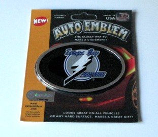 Tampa Bay Lightning 3-D Color Chrome Auto Car Emblem Gift