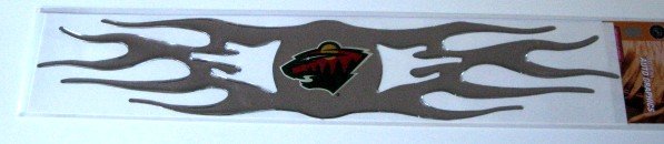 Minnesota Wild 3D Auto Car Graphic Chrome Flames Gift