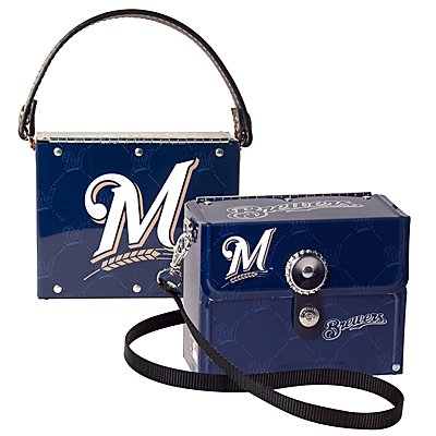 Milwaukee Brewers Littlearth Fanatic License Plate Purse Bag Gift