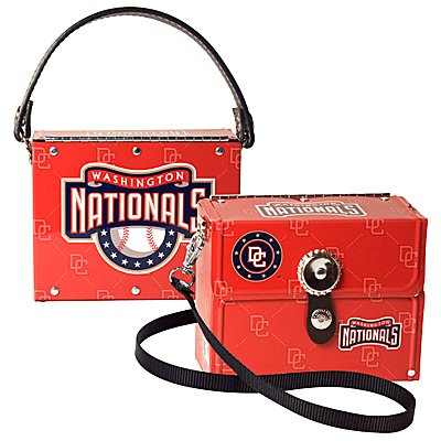 Washington Nationals Littlearth Fanatic License Plate Purse Bag Gift