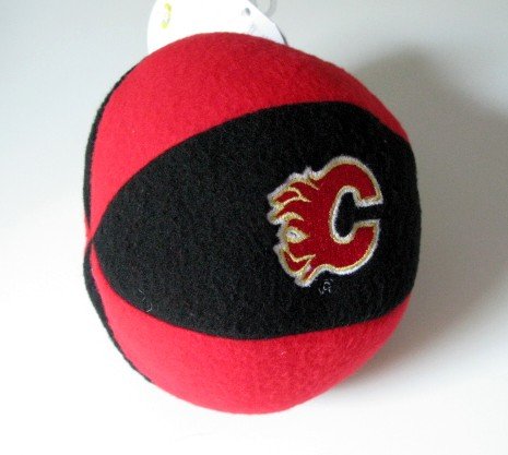 Calgary Flames Plush Ball Baby Rattle Toy Gift