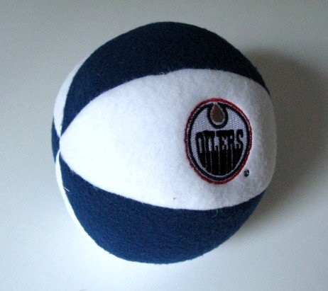 Edmonton Oilers Plush Ball Baby Rattle Toy Gift