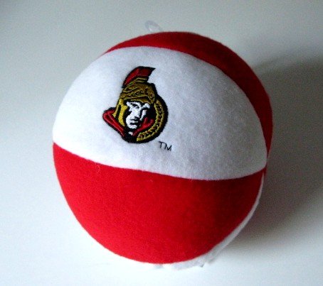 Ottawa Senators Plush Ball Baby Rattle Toy Gift