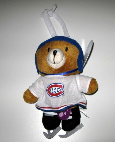 Montreal Canadiens Musical Pull Down Plush Bear Baby Toy Gift
