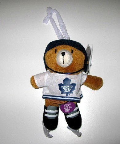Toronto Maple Leafs Musical Pull Down Plush Bear Baby Toy Gift