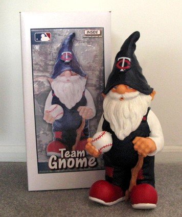 Minnesota Twins Garden Gnome Figure Indoor/Outdoor Gift