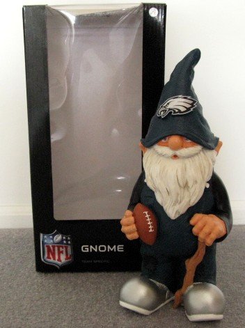 Philadelphia Eagles Football Garden Gnome Figure Indoor/Outdoor Gift