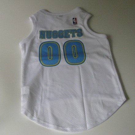 Denver Nuggets Pet Dog Basketball Jersey Gift Size Large