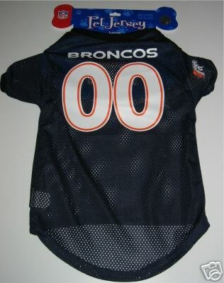 Denver Broncos Pet Dog Football Jersey Gift Medium