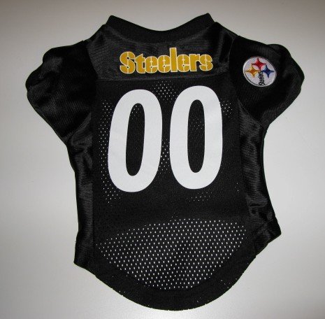 Pittsburgh Steelers Pet Dog Football Jersey Size Large