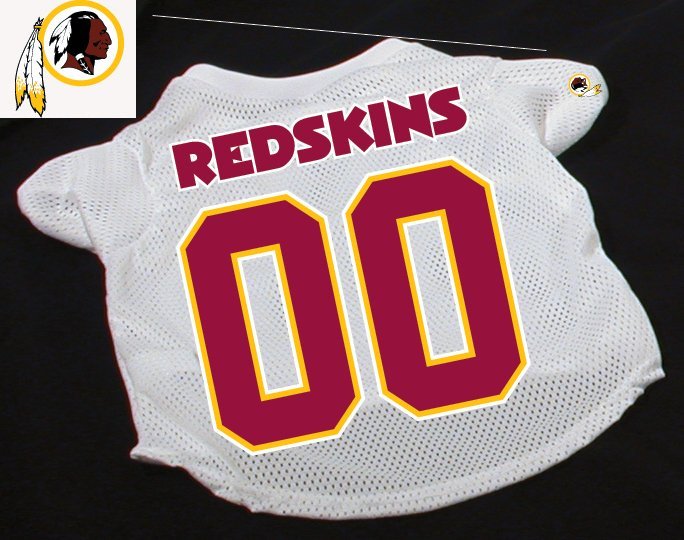 Washington Redskins Pet Dog Football Jersey Gift Medium
