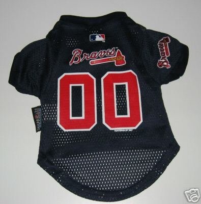 Atlanta Braves Pet Dog Baseball Jersey Gift XL