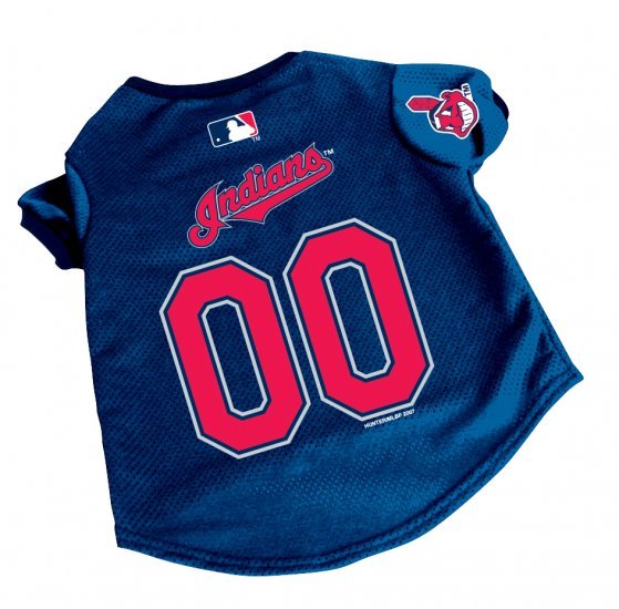 Cleveland Indians Pet Dog Baseball Jersey Gift Medium