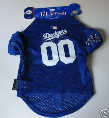 Los Angeles Dodgers Pet Dog Baseball Jersey Gift Medium