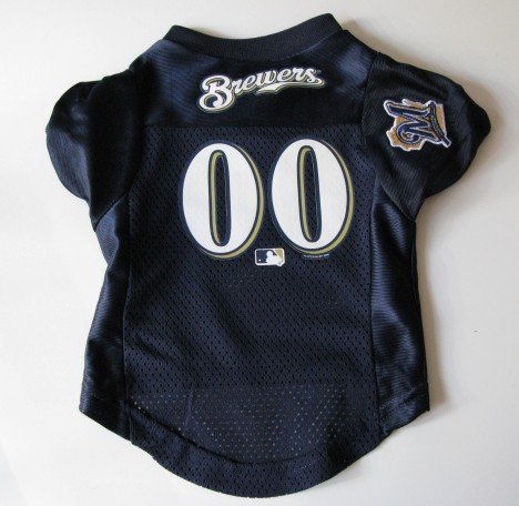 Milwaukee Brewers Pet Dog Baseball Jersey Shirt Premium Gift Large