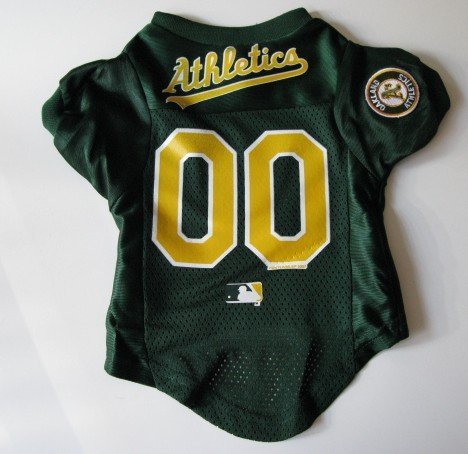 Oakland A's Athletics Pet Dog Baseball Jersey Shirt Premium Gift Large