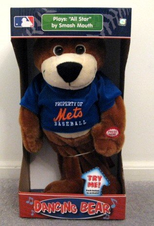 New York Mets Musical Dancing Bear Plays All-Star Cute Gift