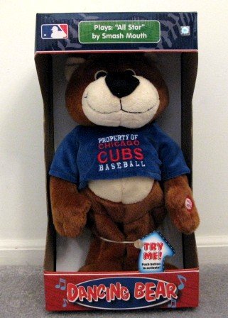 Chicago Cubs Musical Dancing Bear Plays All-Star Cute Gift
