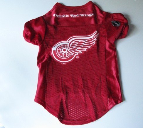 Detroit Red Wings Pet Dog Hockey Jersey Premium Small Gift