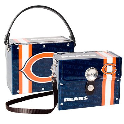 Chicago Bears Littlearth Fanatic License Plate Purse Bag Gift