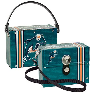 Miami Dolphins Littlearth Fanatic License Plate Purse Bag Gift