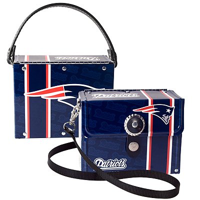 New England Patriots Littlearth Fanatic License Plate Purse Handbag