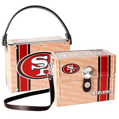 San Francisco 49ers Littlearth Fanatic License Plate Purse Bag