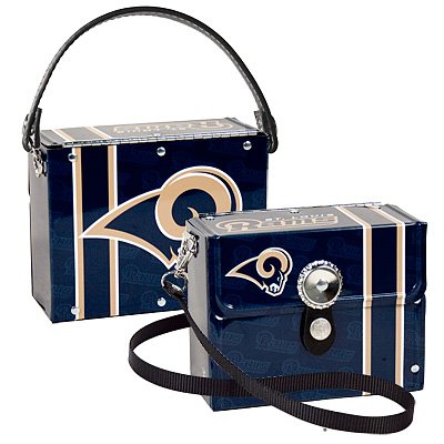 St. Louis Rams Littlearth Fanatic License Plate Purse Bag Gift