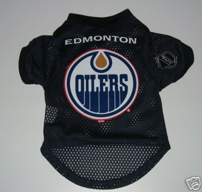 Edmonton Oilers Pet Dog Hockey Jersey Gift Size Large