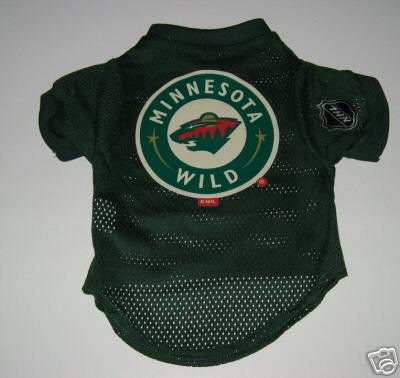 Minnesota Wild Pet Dog Hockey Jersey Gift Size Medium