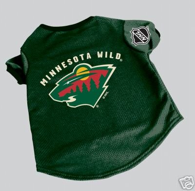 Minnesota Wild Pet Dog Hockey Jersey Gift Size Large