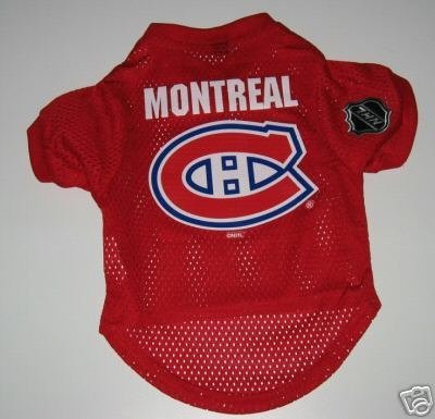 Montreal Canadiens Pet Dog Hockey Jersey Gift Size Large