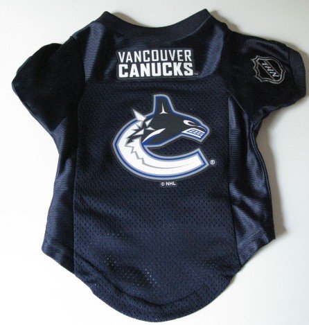 Vancouver Canucks Pet Dog Hockey Jersey Premium Small Gift